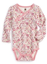 Thumbnail for your product : Tea Collection 'Kleiner Vogel' Wrap Bodysuit (Baby Girls)