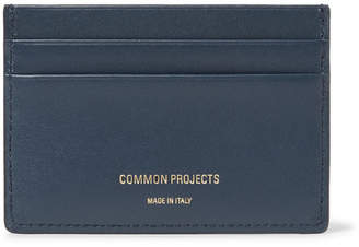Common Projects Leather Cardholder - Men - Navy