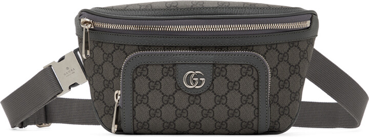 Gucci - GG-Logo Coated-Canvas Belt Bag - Mens - Black for Men