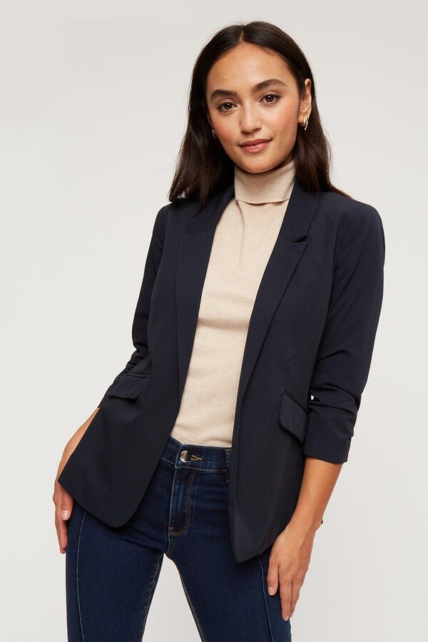 navy petite blazer