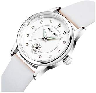 KASHIDUN Women's Watches Fashion Dress Diamonds Watch Case With Watch Batteries Strap Box Watches For Women.790-YBP