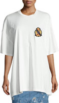 Thumbnail for your product : Public School Lilith Oversized Cotton Jersey Tee, White