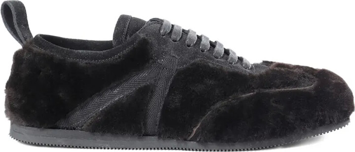 Ann Demeulemeester Shearling Sneakers