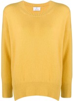 Thumbnail for your product : Allude Rib-Trim Cashmere Jumper