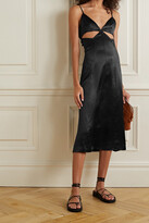 Thumbnail for your product : Le Kasha Cutout Silk-satin Midi Dress