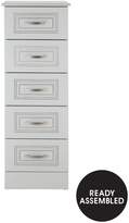 Thumbnail for your product : Consort Furniture Limited Dorchester Ready Assembled Narrow Chest Of 5 Drawers