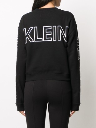 Calvin Klein Jeans Colour-Block Cropped Sweatshirt