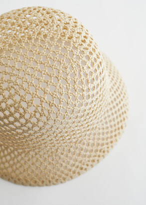 And other stories Woven Straw Bucket Hat