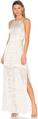 Capulet Anais Halter Maxi Dress in White. - size L (also in )