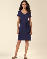 Thumbnail for your product : Soma Intimates Tee Shirt Slit Neck Dress Navy