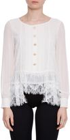 Thumbnail for your product : Edward Achour Blouse With Lace