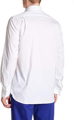 James Long Sebastien Sleeve Hidden Front Button Slim Fit Woven Shirt