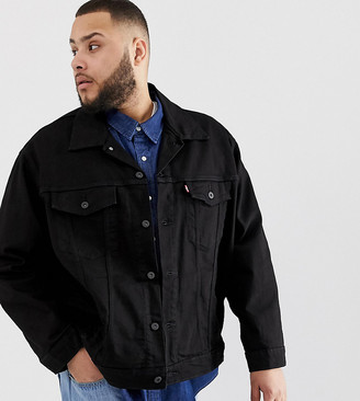 levi's men's big and tall trucker jacket
