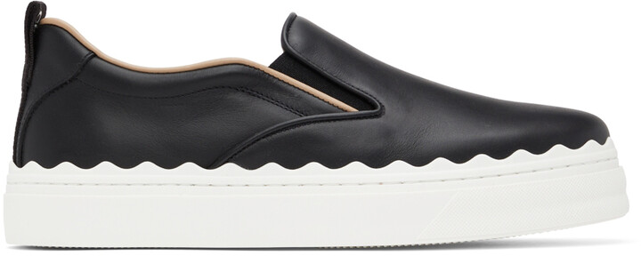 chloe black sneakers