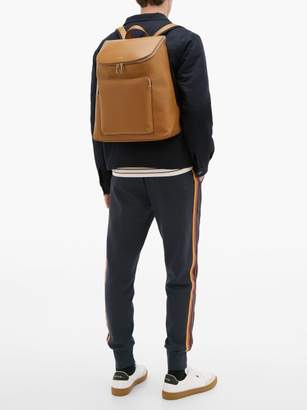 Paul Smith Leather Backpack - Mens - Tan