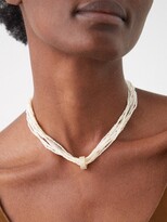 Thumbnail for your product : Mizuki Diamond, Pearl & 14kt Gold Necklace