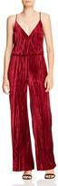 Thumbnail for your product : Aidan Mattox Aidan by Crushed Velvet Jumpsuit