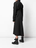 Thumbnail for your product : Y's tie fastening high-waisted skirt
