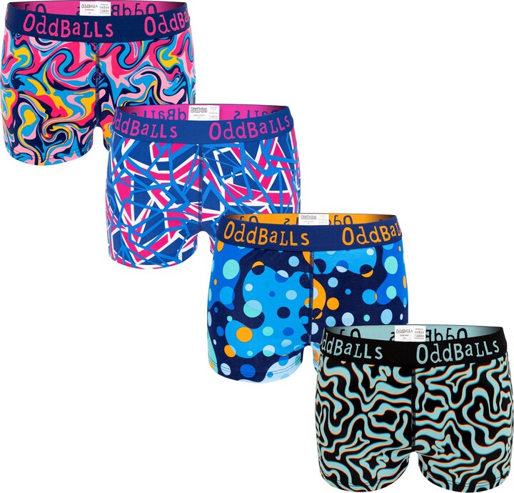 OddBalls Womens Boxers Shorts Multipack Womens Underwear Seamless
