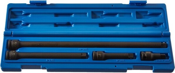 Grey Pneumatic 3/8" Drive 4 Piece Impact Extension Set, Model 1104E, Hand Tool Parts and Accessories