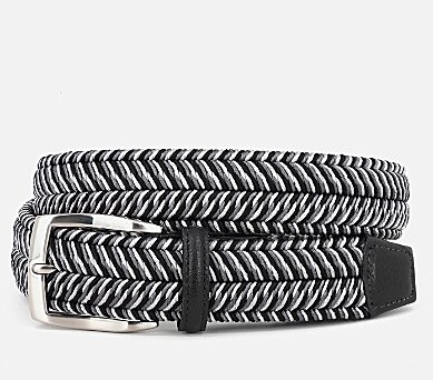 Torino Leather Company Italian Herringbone Stretch Belt
