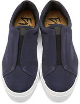 Thumbnail for your product : Eytys Navy Doja S-O Slip-On Sneakers