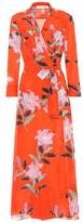 Diane von Furstenberg Floral-printed cotton and silk dress