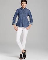 Thumbnail for your product : Eileen Fisher Classic Collar Denim Shirt