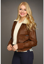 Thumbnail for your product : Members Only Faux Leather Bomber Jacket