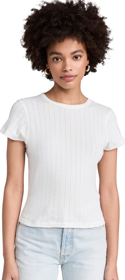 ROLLA'S Classic Pointelle Tee