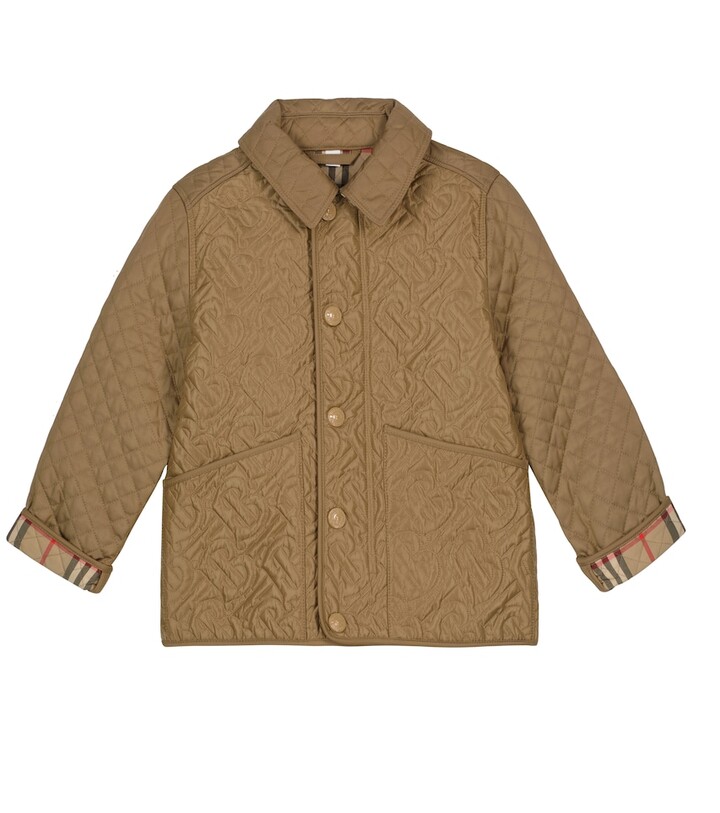 burberry girls quilted jacket