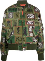 Thumbnail for your product : Kokon To Zai Monster Patch Bomber Jacket