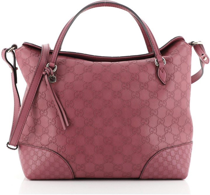 Gucci Bree Convertible Top Handle Bag Guccissima Leather Medium ShopStyle