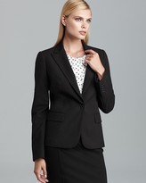 Thumbnail for your product : Jones New York Collection JNYWorks: A Style System by Julia Polished Stretch Blazer