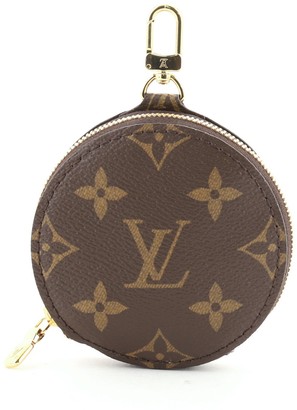 round louis vuitton coin purse