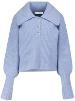 Thumbnail for your product : Simkhai Jasmin ribbed and cable-knit sweater