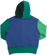 Thumbnail for your product : Agua Cashmere Patchwork Hooded Cardigan
