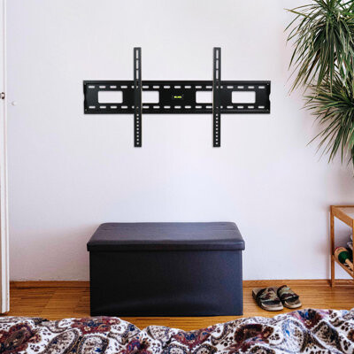 MegaMounts Fixed Wall Mount With Bubble Level For 37-100 Inch LCD, LED, And Plasma Screens