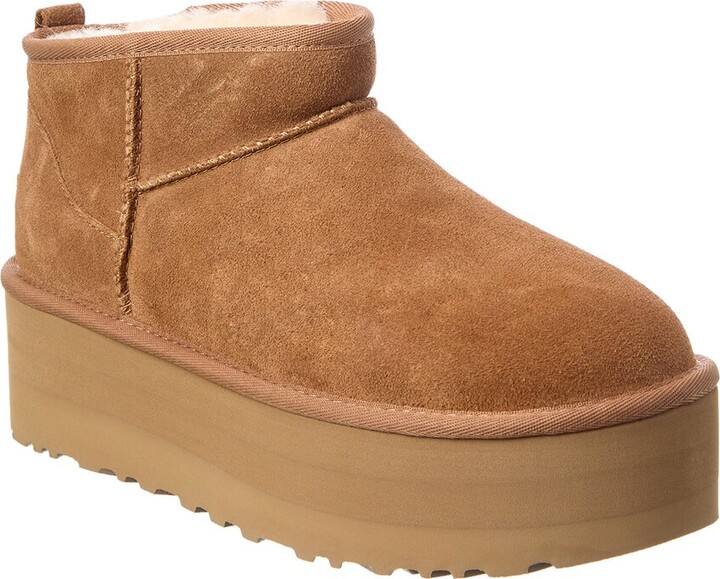 UGG Classic Ultra Mini Suede Platform Boot