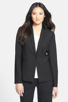 Thumbnail for your product : T Tahari 'Carina' Faux Leather Collar Jacket