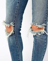 Thumbnail for your product : Vila Skinny Jeans With Busted Knees