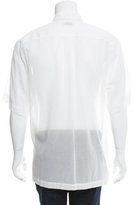 Thumbnail for your product : Dries Van Noten Sheer Button-Up Shirt w/ Tags
