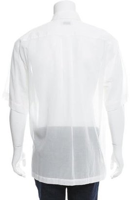 Dries Van Noten Sheer Button-Up Shirt w/ Tags