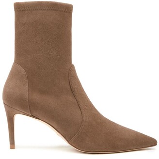 Stuart Weitzman Pointed Toe Ankle Booties
