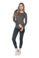 Thumbnail for your product : Enza Costa Long Sleeve Cashmere Crew
