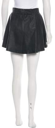 Aiko Leather Mini Skirt