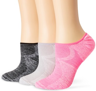 Hue Women's Air Sleek Liner Socks with Cushion 3 Pair