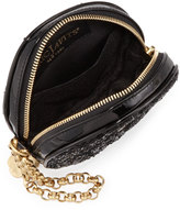 Thumbnail for your product : Eric Javits Sequin Round Wristlet Bag, Black