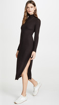 Thumbnail for your product : Enza Costa Brushed Rib Raglan Midi Dress
