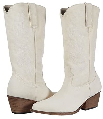 steve madden white cowboy boots